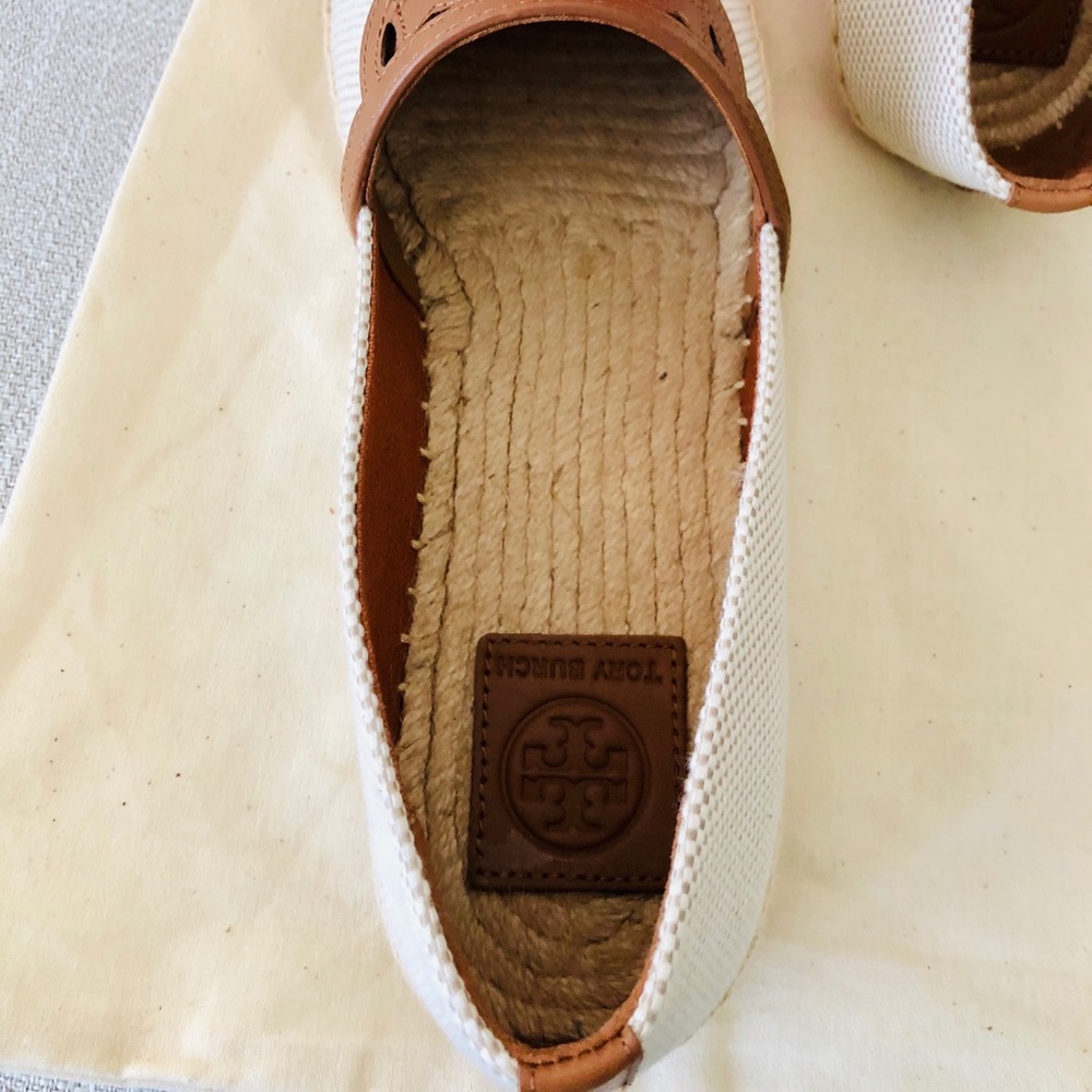 ❌SOLD❌Tory Burch Natural Sidney Espadrille Shoes - Picture 6 of 8